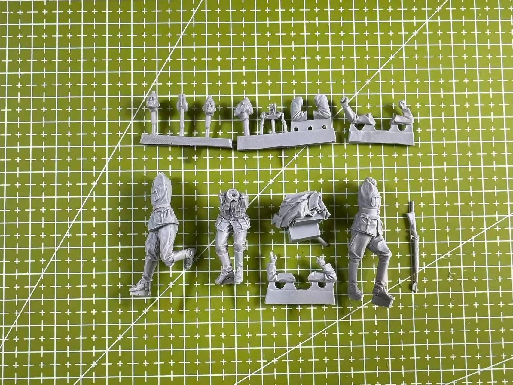 High Quality 1:35 Cast Resin Model Commander Model Assembly Kit Unpainted