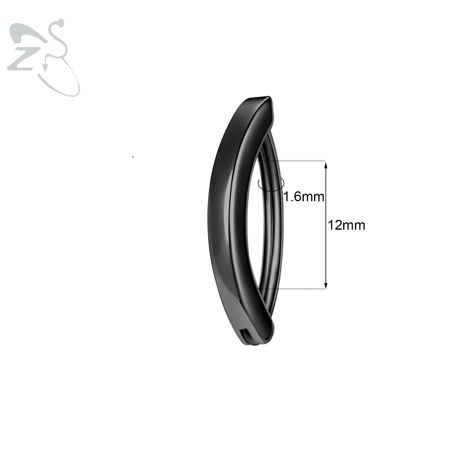 ZS 1PC 925 Sterling Silver Navel Ring Reverse Curved Belly Button Clicker Minimalist Belly Piercing Zircon Navel Piercing 14/16G The jack market .AU The jack market .AU Jewellery & Chains $ 55 200001033:200003762#style2 1.6x10mm