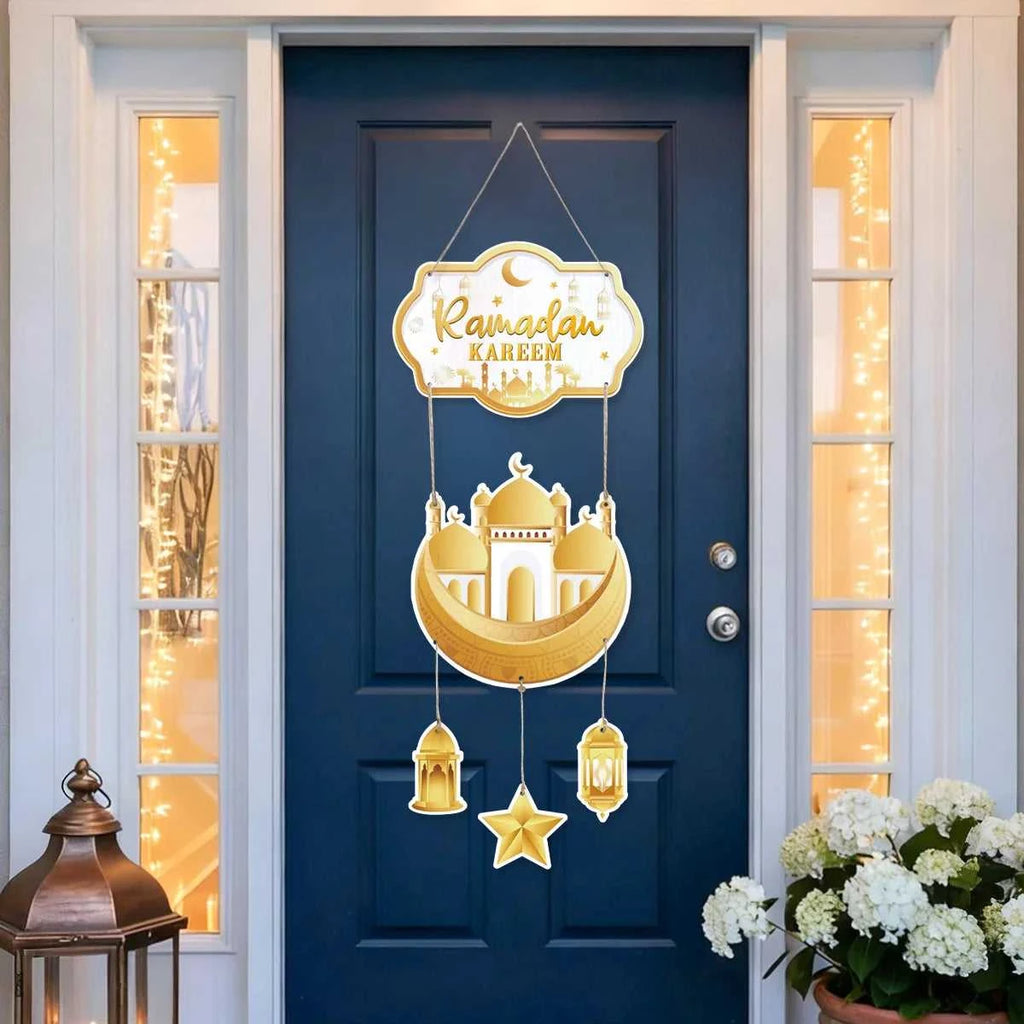 Eid Mubarak Door Hanging Flag Kareem Ramadan Decor for Home 2025 Ramadan Mubarak Islamic Muslim Party Decor Happy Eid Al Adha The jack market .AU The jack market .AU Home $ 20 14:202418806#paper door hanging 3