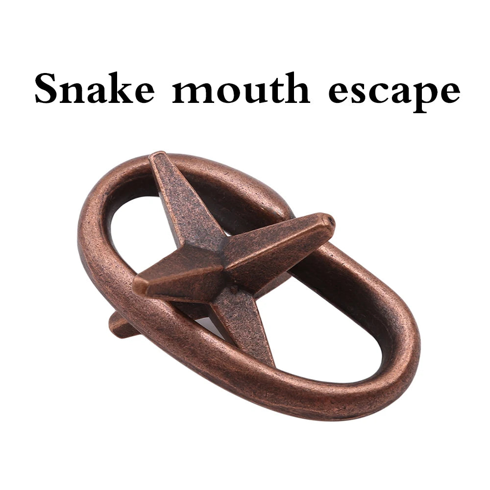 Classic IQ Metal Brain teaser Magic Puzzles Toys Locks Baffling Wire Diecast Kirsite Game Intelligence For Adults Game Test Mind