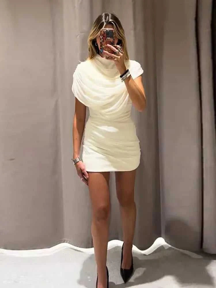 Women's Sequin Halter Dress – Slim Fit Pleated Bodycon Party Dress with Empire Waist The jack market .AU The jack market .AU Woman Fashion Dress $ 86 14:350850#black;5:361386
