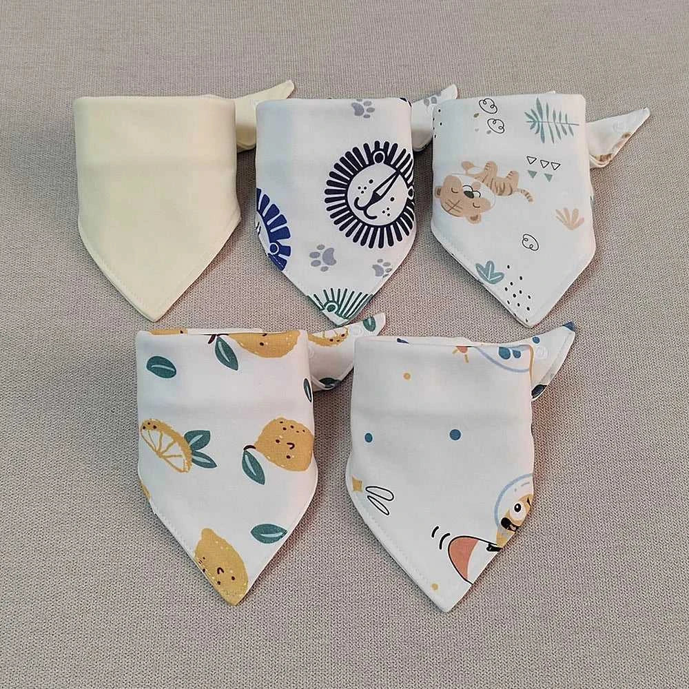 5Pcs/Lot Baby Bandana Bibs Cotton Triangle Double Layer Infant Feeding Burp Cloths Saliva Towel Apron Newborn Accessories The jack market .AU The jack market .AU Mum & Kids: Essential Products for Every Family $ 27 14:173#8;200007763:201336100
