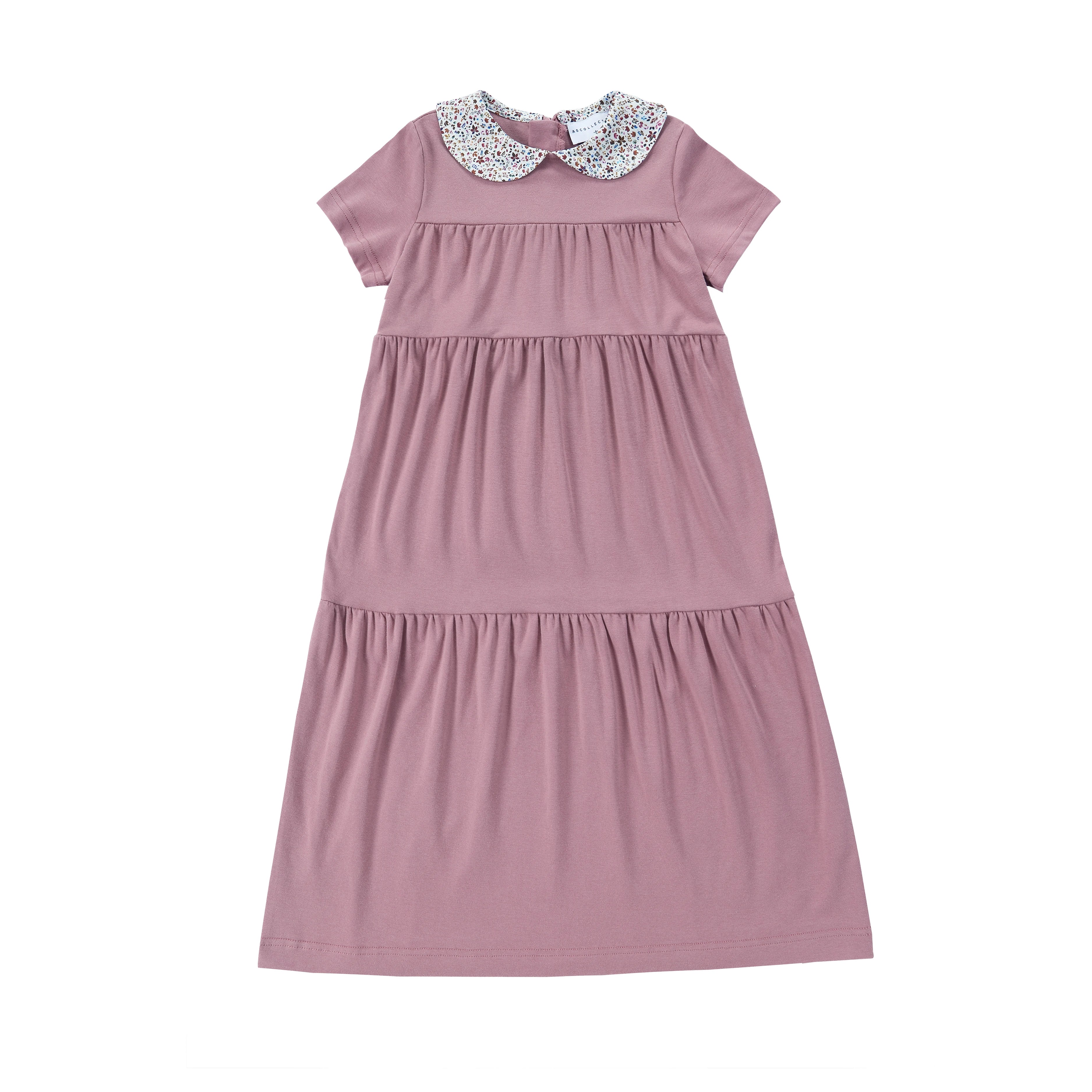 AS Robe Girls' Floral Collar Dress - Cute Matching Baby Set for Sisters