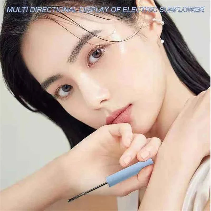 Ultra-fine Mascara Curl Thick Lengthening Eyelash Mascara Waterproof Non-smudge Brown Natural Curling Fine Brush Mascara Makeup