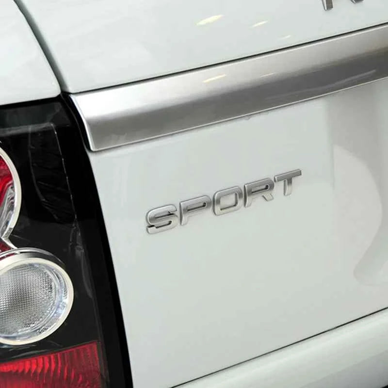 3d ABS Logo Sport Emblem Letters Car Trunk Badge For Evoque Discovery SVR l494 494 l320 Sport Sticker Accessories