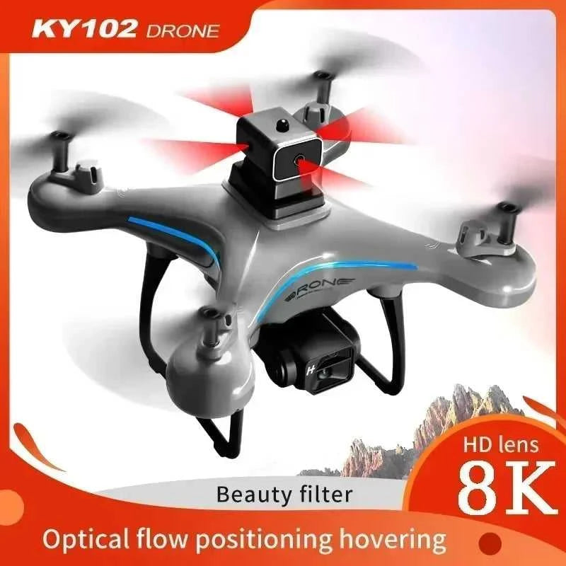 2026 Ky102 Drone 8k Hd Aerial Photography Dual Camera Brushless Quadcopter Obstacle Avoidance Optical Flow Aerial Rc Drone The jack market .AU The jack market .AU Drones $ 97 14:193#8K dual 1B