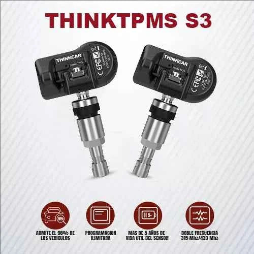 Newest THINKCAR S3 THINKTPMS S3 Upgrade of S2 TPMS Sensor S3 315MHz 433MHz Automotive Mechanical Workshop Tools TPMS