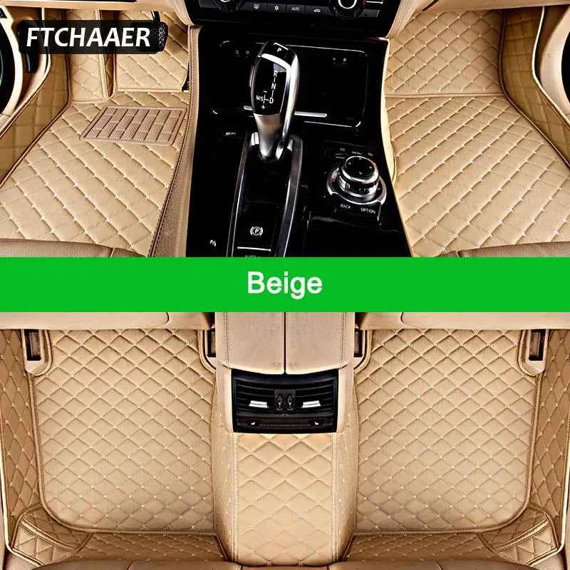 FTCHAAER Custom Car Floor Mats For Audi A8 Auto Carpets Foot Coche Accessorie