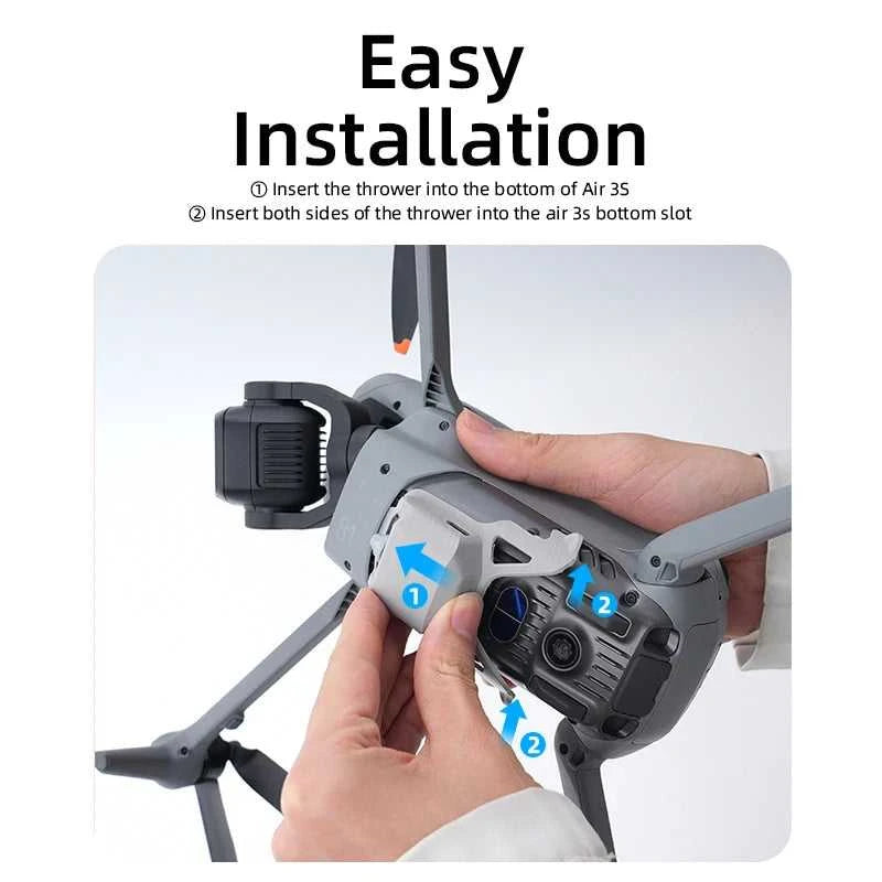 RCSTQ Airdrops Transport System For DJI Air 3s Drone Accessories Thrower Payload Dropper Transport Device for Fishing Wedding The jack market .AU The jack market .AU Drones $ 68 14:200006151#Drone Dropper;200000828:201589807#For DJI Air 3S