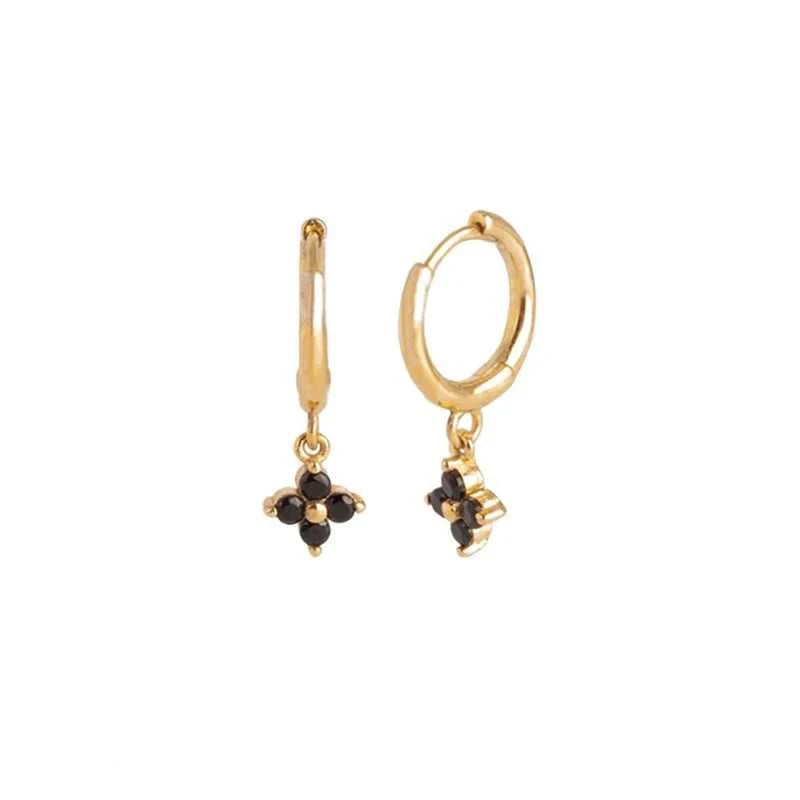 TIANDE Black Zircon Hoop Drop Earrings for Women Gold Plated Piercing Women's Dangle Earrings Set 2022 Fashion Jewelry Wholesale The jack market .AU The jack market .AU Jewellery & Chains $ 48 200001034:200025551#JQH0068-SS-5