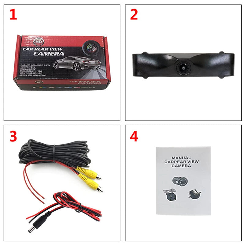 AHD Car Front View Camera Night Vision Waterproof Front Grille Camera For Audi A6 A6L C7 C8 4G Avant 2012 ~ 2018