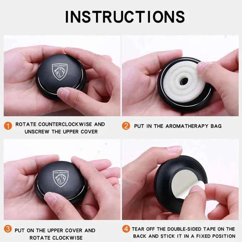 Automotive Interior Aroma Decorations Automotive Aroma Diffusers For New Peugeot 206 208 207 3008 308 2008 107 508 607 106 406