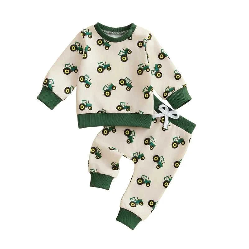 Baby Toddler Boy Spring Outfit Tractor Print Long Sleeve Sweatshirt Long Pants 2 Pcs Set Farm Clothes Tracksuit 0-3Y The jack market .AU The jack market .AU Mum & Kids: Essential Products for Every Family $ 36 14:771;200000463:200661895