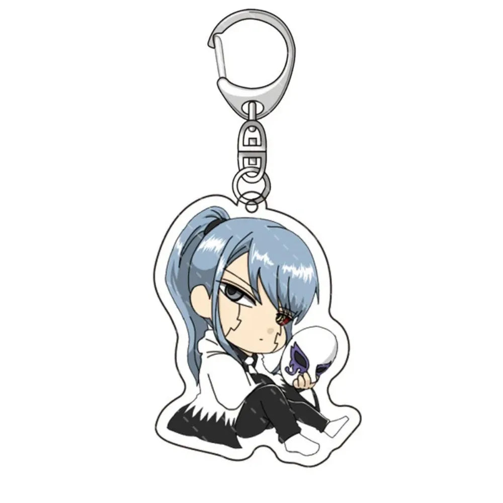 Anime Mashle Acrylic Keychains Double Side Acrylic Figure Key Ring Creative Pendant Xmas Halloween Fans Gift