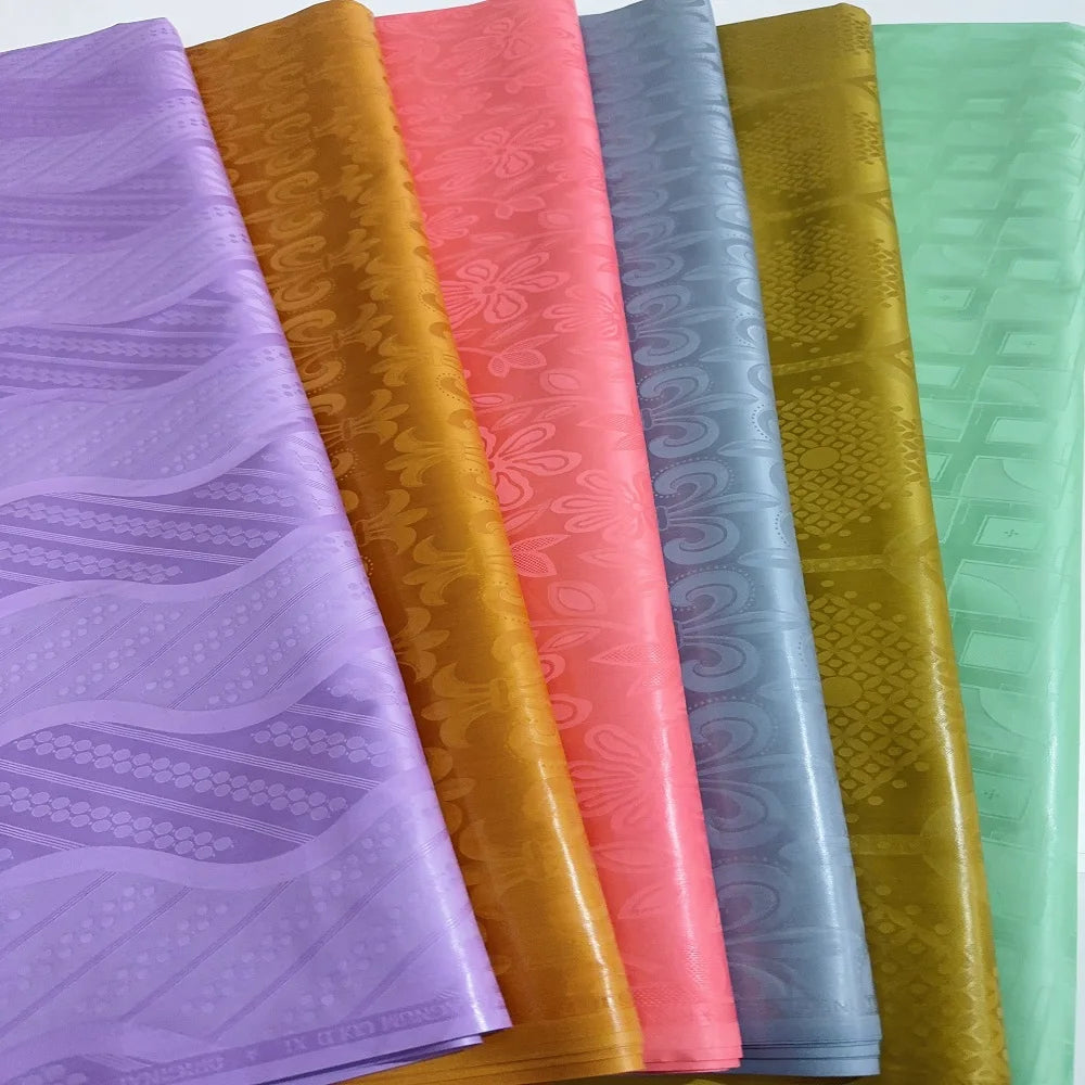 Feitex Original Bazin Riche Austria Quality Fabric Germany Cotton Jacquard Shadda Soft Guinea Brocade for Lace Dress