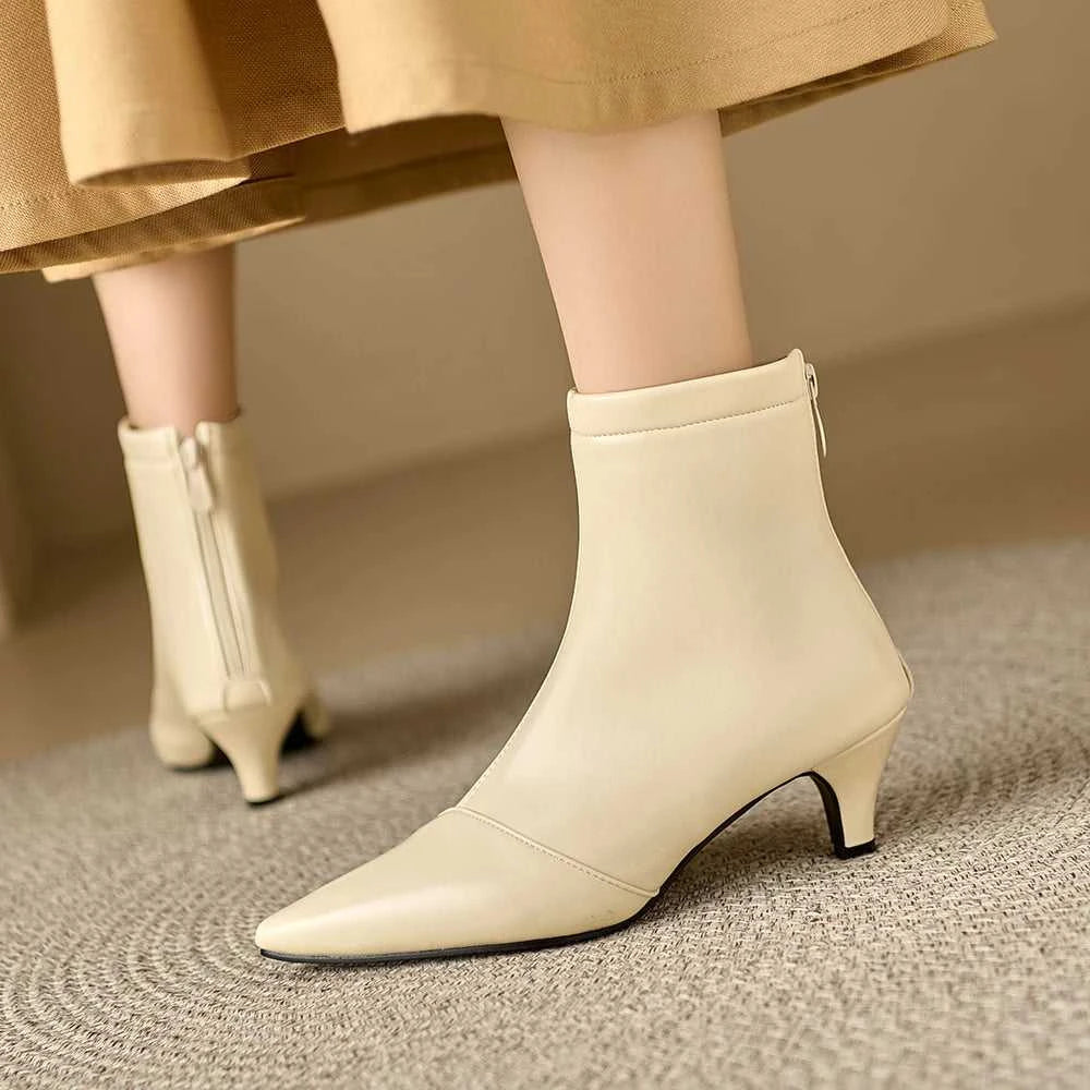 Pointed Toe Women Ankle Boots Ladies Slim Short Shoes Low Heels Party Dress Kitten Heel Booties Winter Autumn Zapatos Mujer The jack market .AU The jack market .AU Step Up Your Style: Trendy Shoes for Every Occasion! $ 100 14:771;200000124:100010487