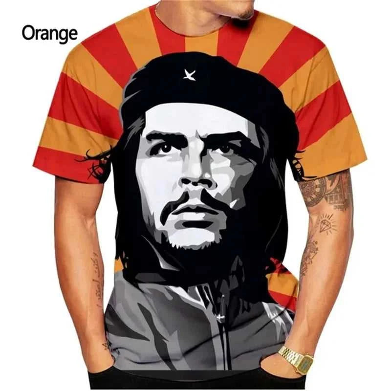 Che Guevara T-Shirt Men 3D-printed Summer Casual Short Sleeve Plus Size Tee Top Full Print Men T Shirts Streetwear Ropa Hombre The jack market .AU The jack market .AU Men Fashion $ 26 14:771#F202412031528599;5:100014066#XS