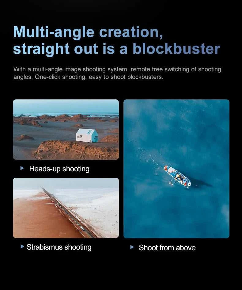 New D13 Drone 4K Professional HD Triple Camera 5G WIFI FPV Dron 360° Obstacle Avoidance Brushless Large Screen RC Quadcopter Toy The jack market .AU The jack market .AU Drones $ 123 14:173#D13-Screen Drone