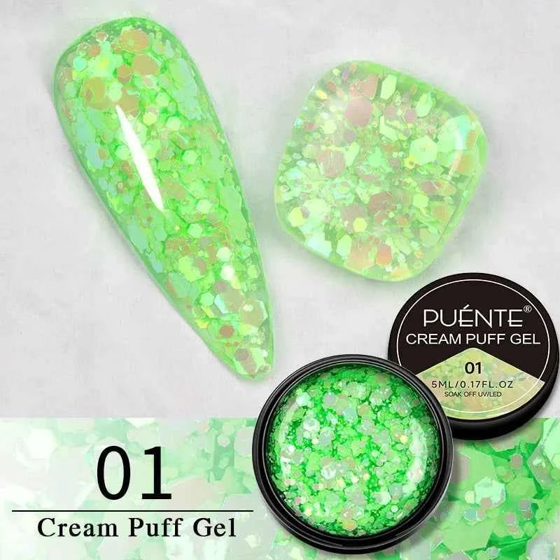 BrandName Chrome Mirror Effect Gel Polish - 5ml Golden Silvery Metallic Liner for Stunning French Nail Art