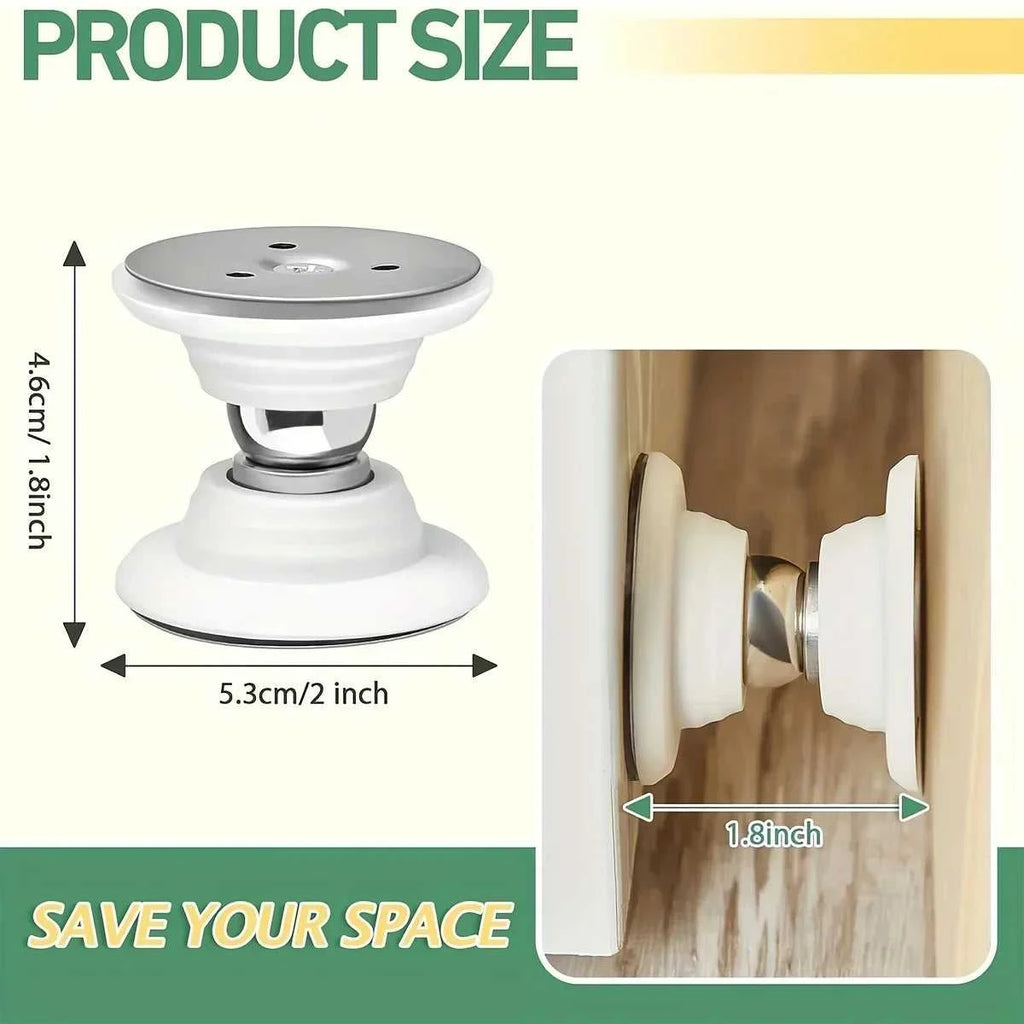Magnetic Door Stopper Holder Free-punch Kitchen Door Stop Silicone Anti Collision Windproof Household Accessories Retainer The jack market .AU The jack market .AU Home $ 50 14:10#white