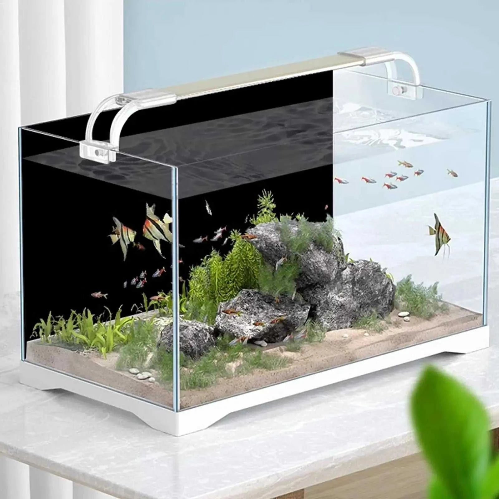 Fish Tank Background Sticker Black Static Cling Film Adhesive-Backed Film Wallpaper Aquarium Background Decorations The jack market .AU The jack market .AU Fishing Gear $ 25 14:193#30x200cm