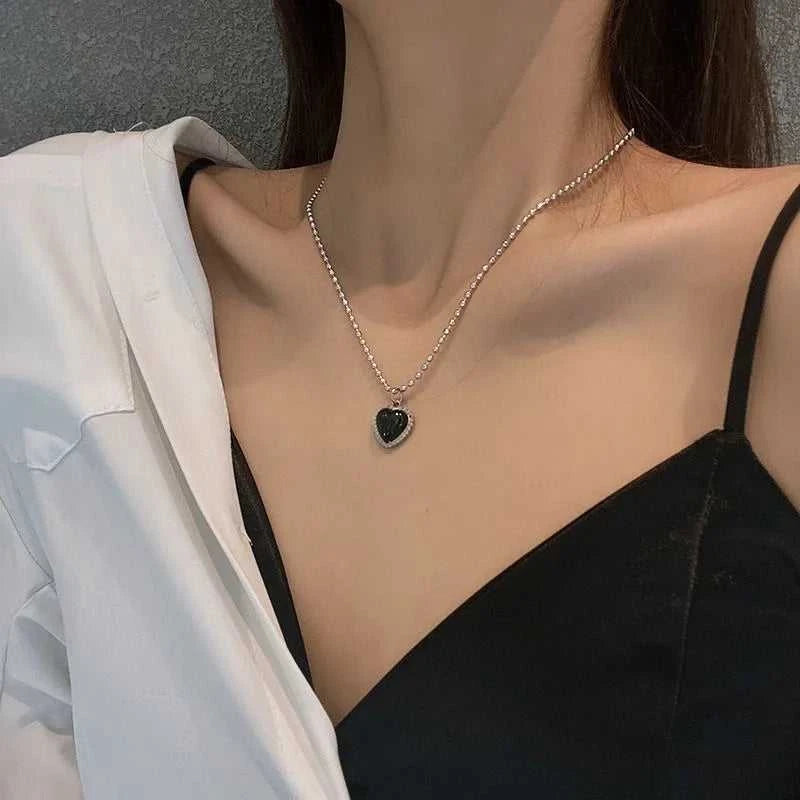 Love Heart Pendant Necklace For Women Men Personality Simple Design Thin Chain Choker Necklaces Jewelry The jack market .AU The jack market .AU Jewellery & Chains $ 47 200001034:17053024#xl019yin