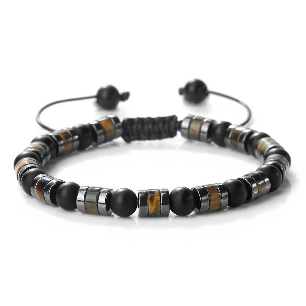 Fashion Hematite Tiger Eye Stone Bracelets Men Natural Matte Black Lave Stone Bangles Women Health Protection Soul Jewelry Gifts The jack market .AU The jack market .AU Jewellery & Chains $ 52 200001034:6145#Bright Black;200007763:201336100