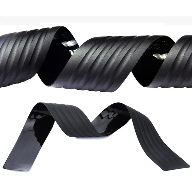 Universal Car Trunk Door Guard Strips Sill Plate Protector Rear Bumper Guard Rubber Mouldings Pad Trim Cover Strip
