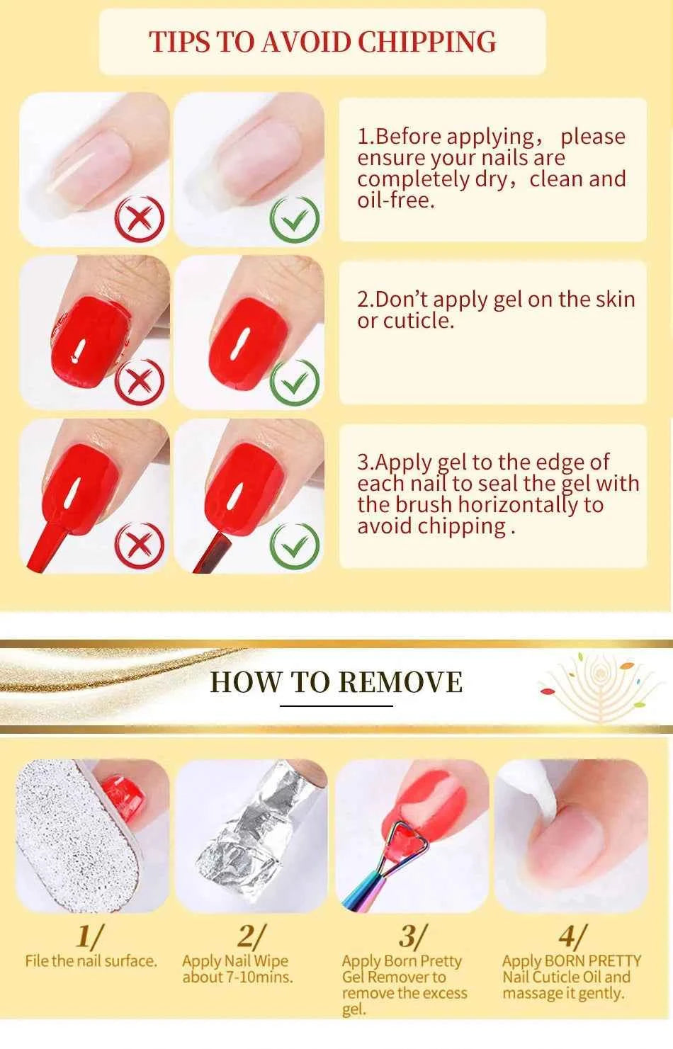 BORN PRETTY 250g Super Top Coat Professional Nail Art Soak Off Top Coat Long-lasting Anti-Stain Functional Gel Polish