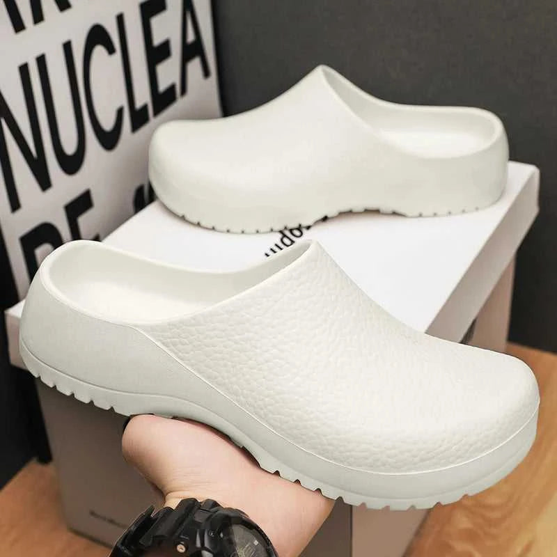 Men Slippers Couples Garden Clog Women Water Proof Chef Shoe Comfortable Sandal Slippers For Pet Workers Outdoor Fishing Shoes The jack market .AU The jack market .AU Step Up Your Style: Trendy Shoes for Every Occasion! $ 63 14:29;200000124:100010487#44-45