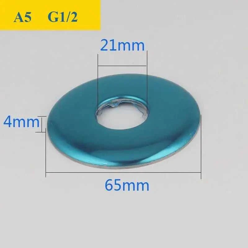 2PCS Stainless Steel Water Pipe Connector G1/2 Faucet Decorative Cover Heighten Panel Shower Kitchen Tap Accessories The jack market .AU The jack market .AU Home $ 60 14:175#C7-2pcs