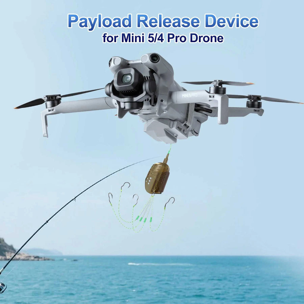 Drone Airdrop System for DJI Mini 5/4 Pro Aerial Thrower Fishing Rescue Send Gift The jack market .AU The jack market .AU Drones $ 82 <none>