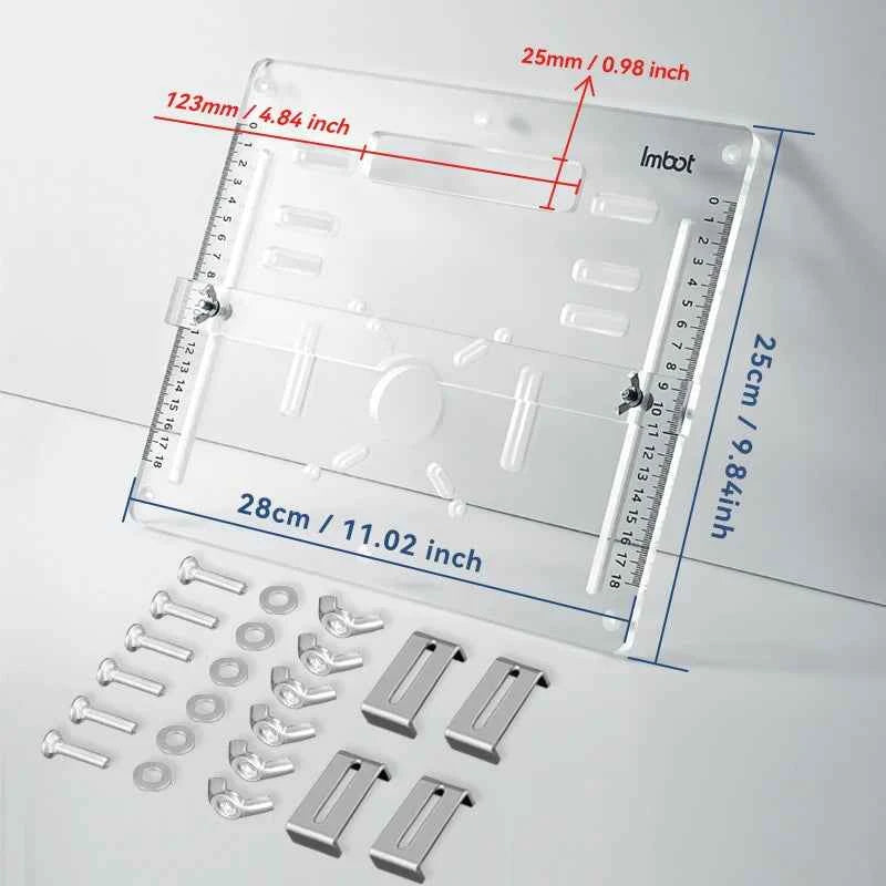 Acrylic Cutting Base Plate - 8mm Thickened & Versatile Tool for Precision Trimming