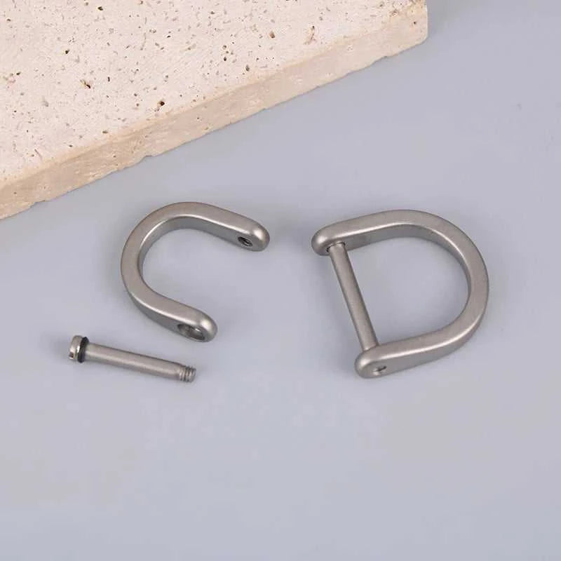 Titanium D Ring Key Shackle U Shape Key Ring Horseshoe Clasp For Car Fob DIY Leather Key Organizer Keychain The jack market .AU The jack market .AU Jewellery & Chains $ 47 14:29#Stainless steel 12mm