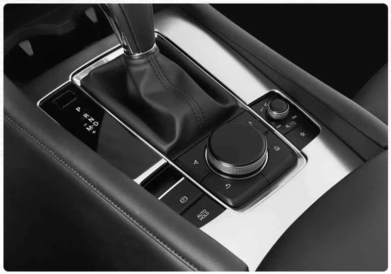 For Mazda 3 BP 2019 2020 2021 2022 2023 2024 2025 Car Central Console Gear Shift Panel Trim Cover Water Cup Frame Accessories