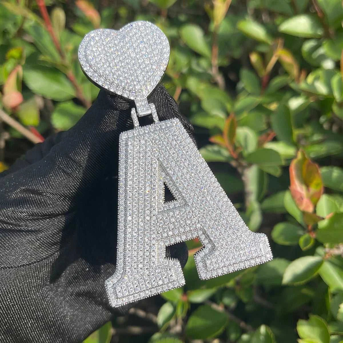 Bubble Letter Iced Out Initial Necklace for Women Prong Setting Pendant Real Gold Plated Hip Hop Fashion Jewelry The jack market .AU The jack market .AU Jewellery & Chains $ 66 200000639:201683807#NO CHAIN OPTION;200000783:200003699#TopSilverBottomGold;200001034:361180#A;200007763:201336100