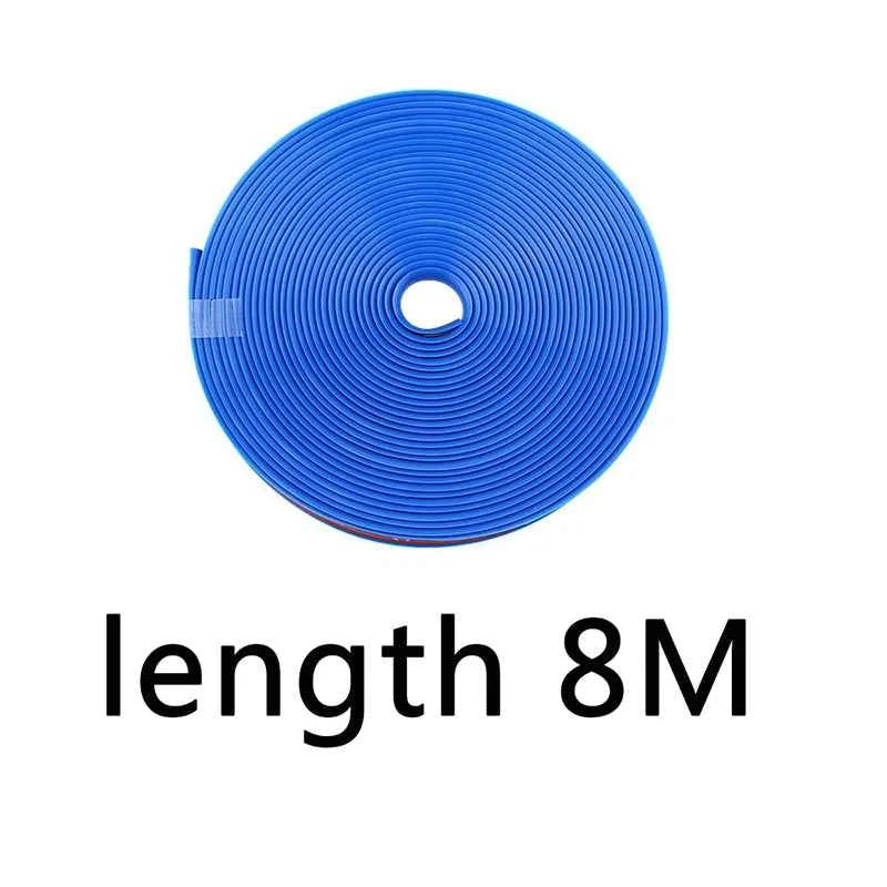 8M Car Wheel Rim Blades Protector Line Tire Guard Decorative Strip Rubber Moulding Trim More Color Car Sticker Styling