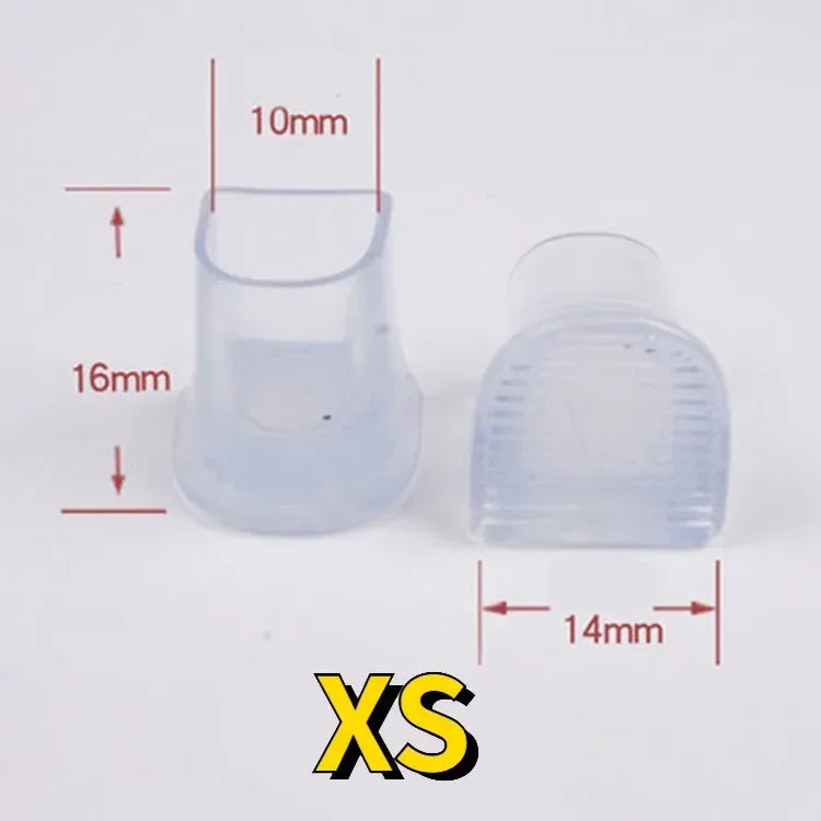 2/4/10/20Pcs Silicone Heel Protectors Stoppers Stiletto Dancing Covers Antislip High Heeler Bridal Wedding Shoes Accessories