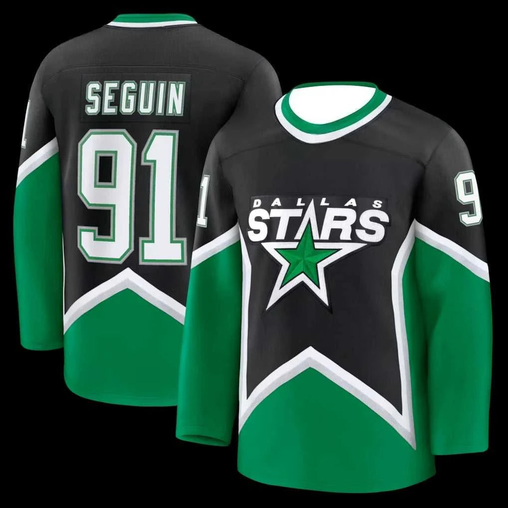 Hockey Jersey - Black/Green/White Long-Sleeve Apparel for Fans & Collectors 3d HD Prints The jack market .AU The jack market .AU Mum & Kids: Essential Products for Every Family $ 35 14:100018786#1;5:361386