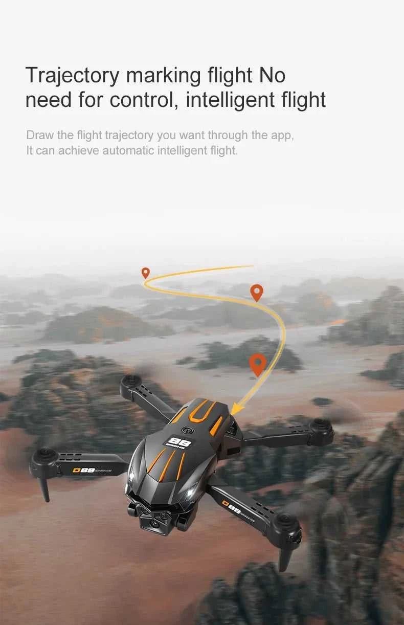 2026 New D88 Drone 8K HD Dual Cam Professional Aerial Photography Optical Flow Hovering Gesture Shoot Folding Quadcopter VR The jack market .AU The jack market .AU Drones $ 92 14:29#Black Dual 8K-1B