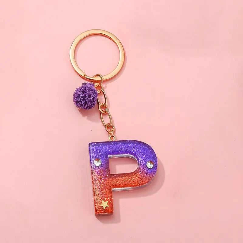 BAOPON Pink Purple Pompom Letter Keychain English Alphabet Keyring For Women Men Jewelry Accessories Wholesale Special Offer The jack market .AU The jack market .AU Jewellery & Chains $ 46 14:193#102