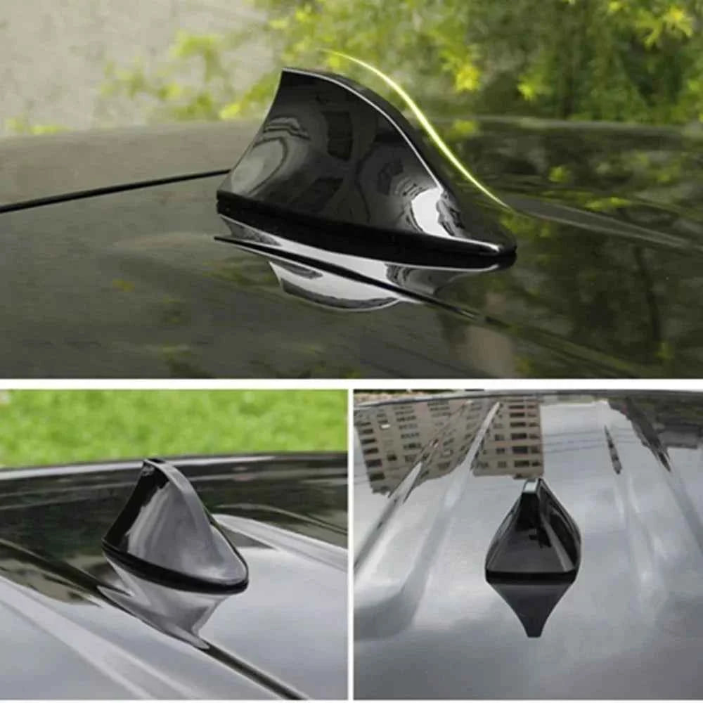 Car Radio Shark Fin Car Shark Antenna Radio FM Signal Design for All Automobiles Aerials Auto Exterior Styling Replacement Parts