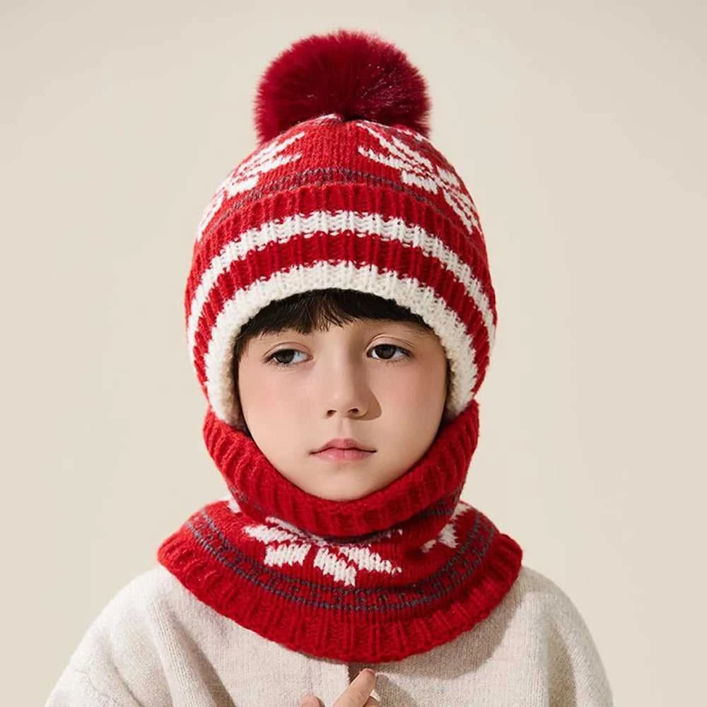 Children's Hats Autumn Winter Knit Hats Boys Girls Thick Scarves Hats Set Soft Comfortable Woolen Beanies Cap Wholesale The jack market .AU The jack market .AU Mum & Kids: Essential Products for Every Family $ 28 14:29#Black;5:200001058