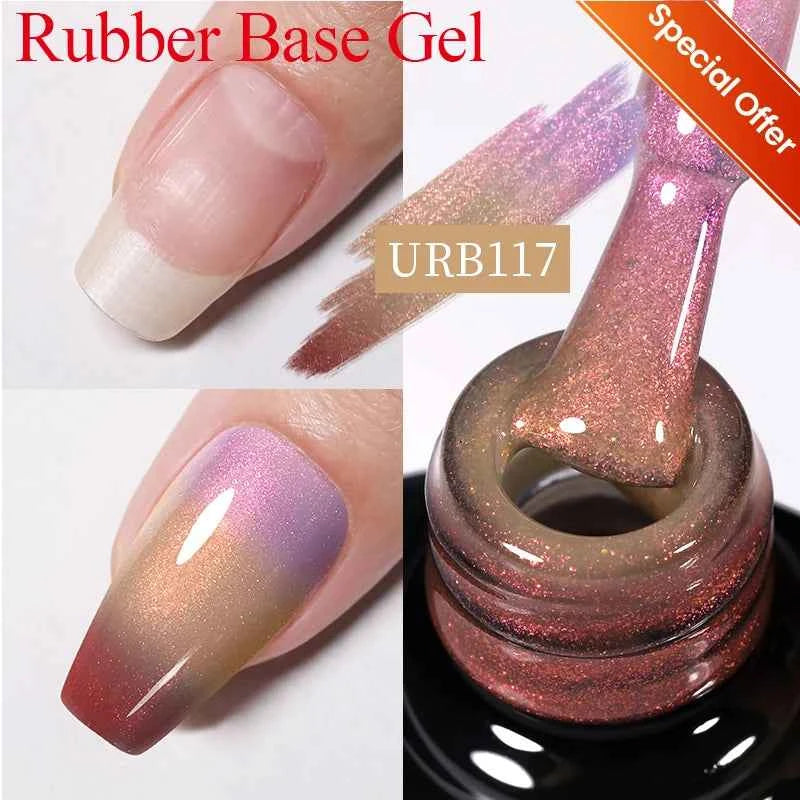 UR SUGAR 15ml  Autumn Winter Red Cat Magnetic Gel Nail Polish White Dopamine Nail Sparkling Glitter Soak Off UV LED for Manicure