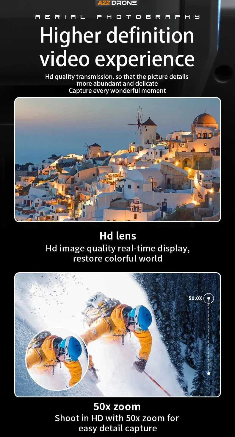 Lenovo A22 Drone 8K GPS double Camera Aerial Photography Optical Localization Four-way Obstacle Avoidance 4K Drone New The jack market .AU The jack market .AU Drones $ 161 14:200006153#Avoidance-2S-1B-4K