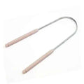FreshBreeze Stainless Steel Tongue Scraper - Coated U-Shaped Design for Ultimate Oral Hygiene & Fresh Breath