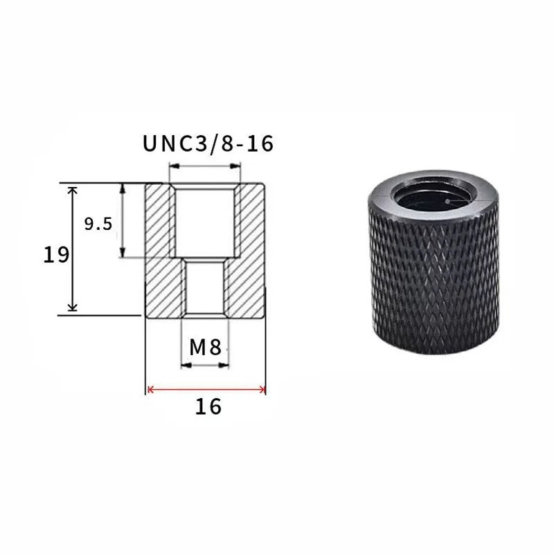 2/4PCS 1/4-20UNC 3/8-16 M5 M6 M8 M10 Conversion Nut Projector Bracket Adapter Ball head Camera Tripod Photography screw