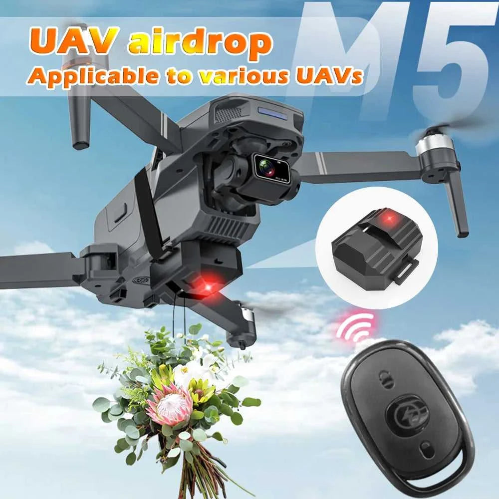Universal Drone Airdrop Thrower System 2.4 Remote Control General Payload Delivery Thrower Air Dropper Device Drone Accessories The jack market .AU The jack market .AU Drones $ 55 14:193