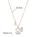 Kissmoon Stainless Steel Trendy Simple Shell Necklace Earing Ring for Women Girl Weeding Party Brithday Jewelry Set Gifts The jack market .AU The jack market .AU Jewellery & Chains $ 48 200001033:361180#necklace