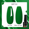 MEET ACROSS 7.3ml Gel Nail Polish Vernis Summer Simple Green Series UV Gel Nail Varnish Semi Permanent Nail Art Manicure
